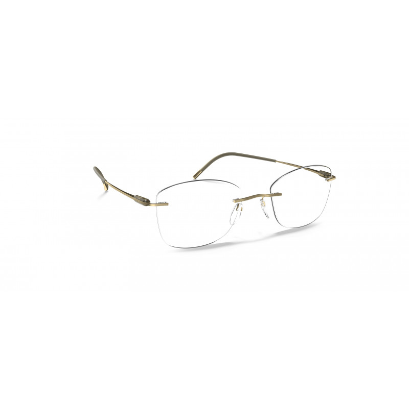 Eyeglasses Silhouette Purist Chassis Rimless 5561 8540 Restful Olive