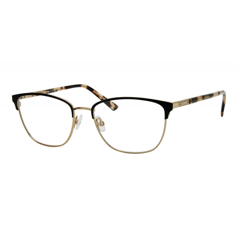 Eyeglasses Liz Claiborne L 681 2M2 Black Gold 52mm