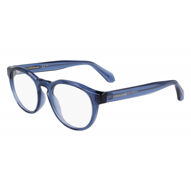Eyeglasses FERRAGAMO SF 2987 E 462 Transparent Light Blue Eyeglasses FERRAGAMO SF 2987 E 462 Transparent Light Blue