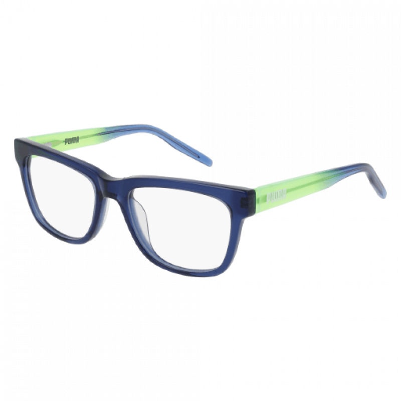 Eyeglasses Puma PJ 0044 O- 004 Blue / Transparent Green 48mm
