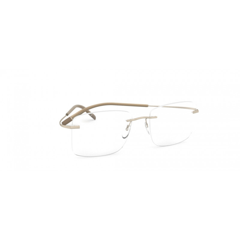 Eyeglasses Silhouette TMA - The Icon II Chassis Rimless 5541 8540 Mercury Sand Eyeglasses Silhouette TMA - The Icon II Chassis Rimless 5541 8540 Mercury Sand