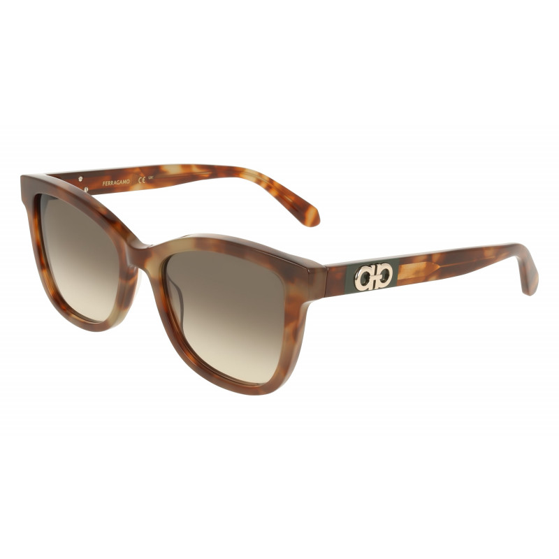 Sunglasses FERRAGAMO SF 2108 S 225 Milky Brown Tortoise 54mm