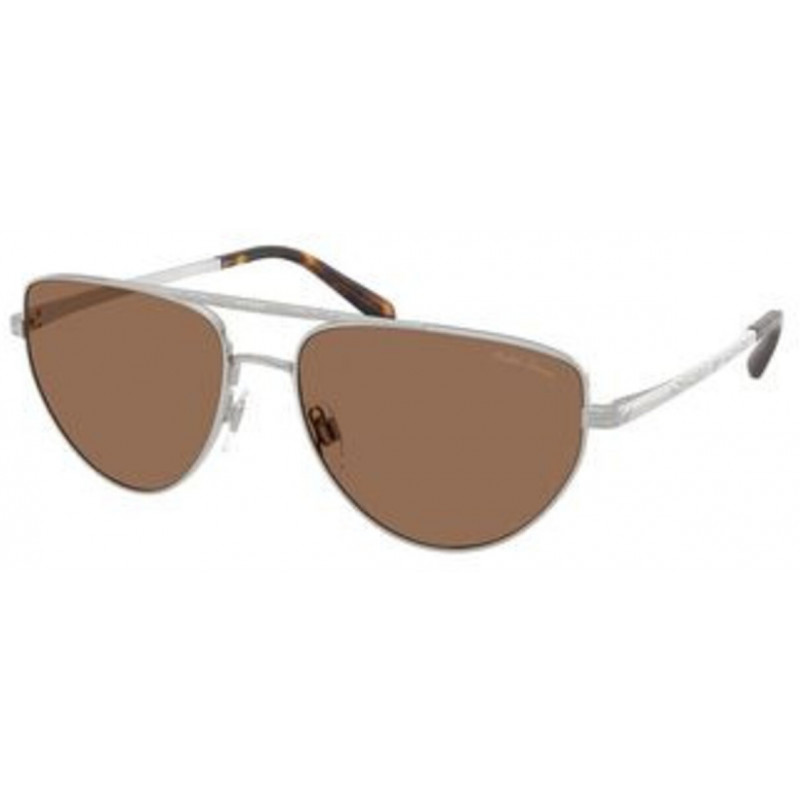 Sunglasses Ralph Lauren RL 7090 900173 Shiny Silver / Brown Policarbonate Standard 59mm