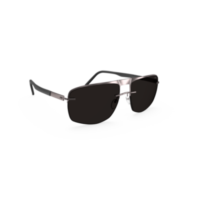 Sunglasses Silhouette Accent Shades 8738 6560 Ruthenium/Black Sunglasses Silhouette Accent Shades 8738 6560 Ruthenium/Black