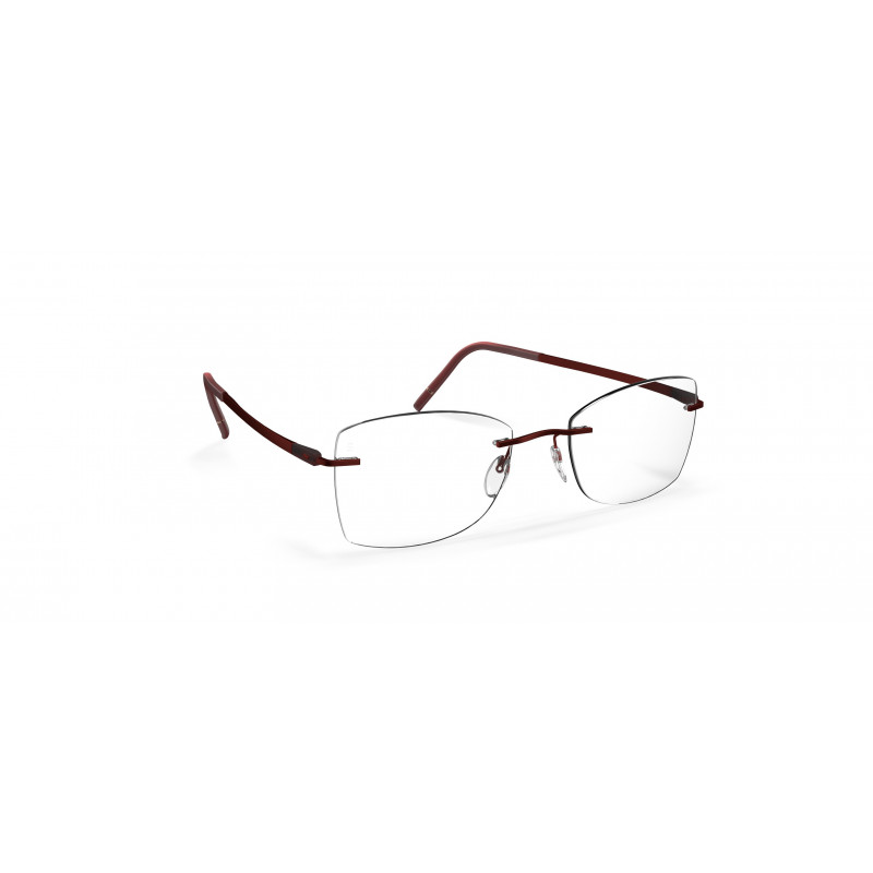 Eyeglasses Silhouette The Dawn Demo Rimless 5573 3040 Warm Burgundy Eyeglasses Silhouette The Dawn Demo Rimless 5573 3040 Warm Burgundy