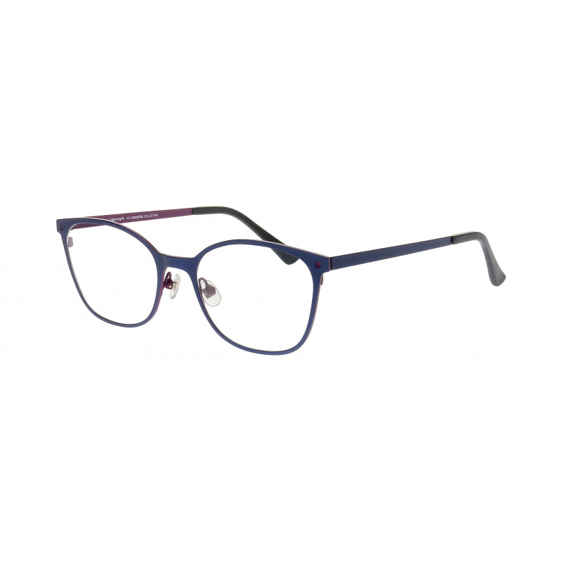 Eyeglasses Pro-design Denmark SQUARE 2 3431 Purple-blue Dark Matt / Nosepad 51mm