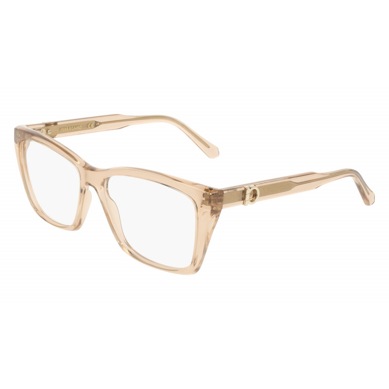 Eyeglasses FERRAGAMO SF 3030 E 259 Transparent Beige Eyeglasses FERRAGAMO SF 3030 E 259 Transparent Beige