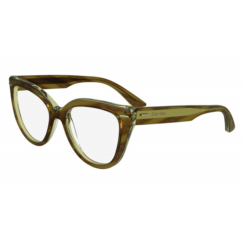 Eyeglasses CK 24514 216 Striped Brown/Yellow Eyeglasses CK 24514 216 Striped Brown/Yellow