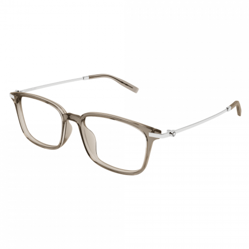Eyeglasses Montblanc MB 0315 OA- 008 Brown / Transparent Silver 56mm