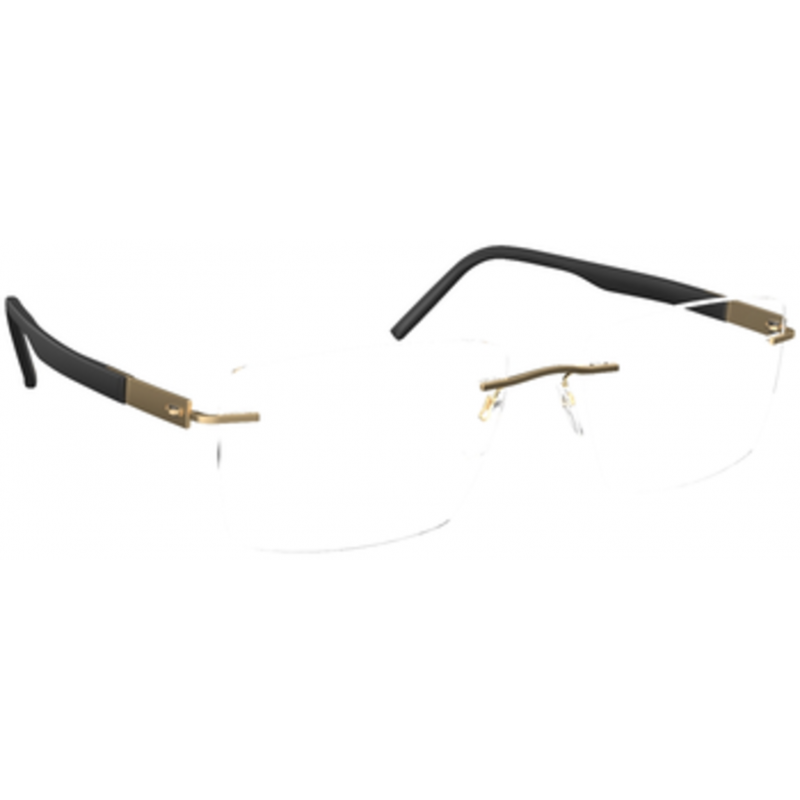 Eyeglasses Silhouette Identity ( 5535 ) 7520 Gold/Black Eyeglasses Silhouette Identity ( 5535 ) 7520 Gold/Black