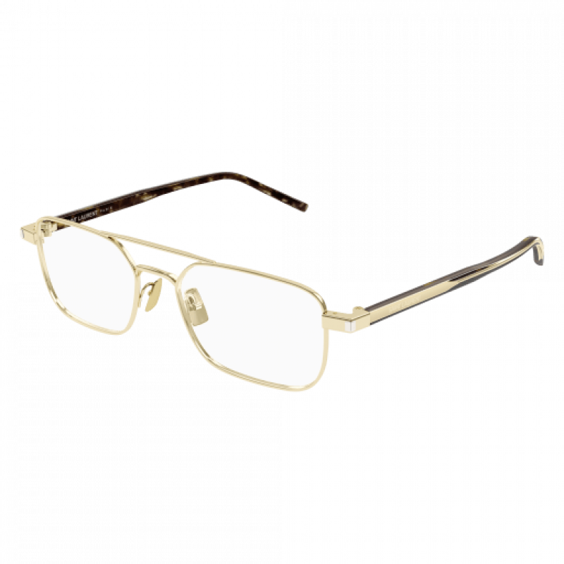 Eyeglasses Saint Laurent SL 780 - 002 Gold / Transparent Crystal Eyeglasses Saint Laurent SL 780 - 002 Gold / Transparent Crystal