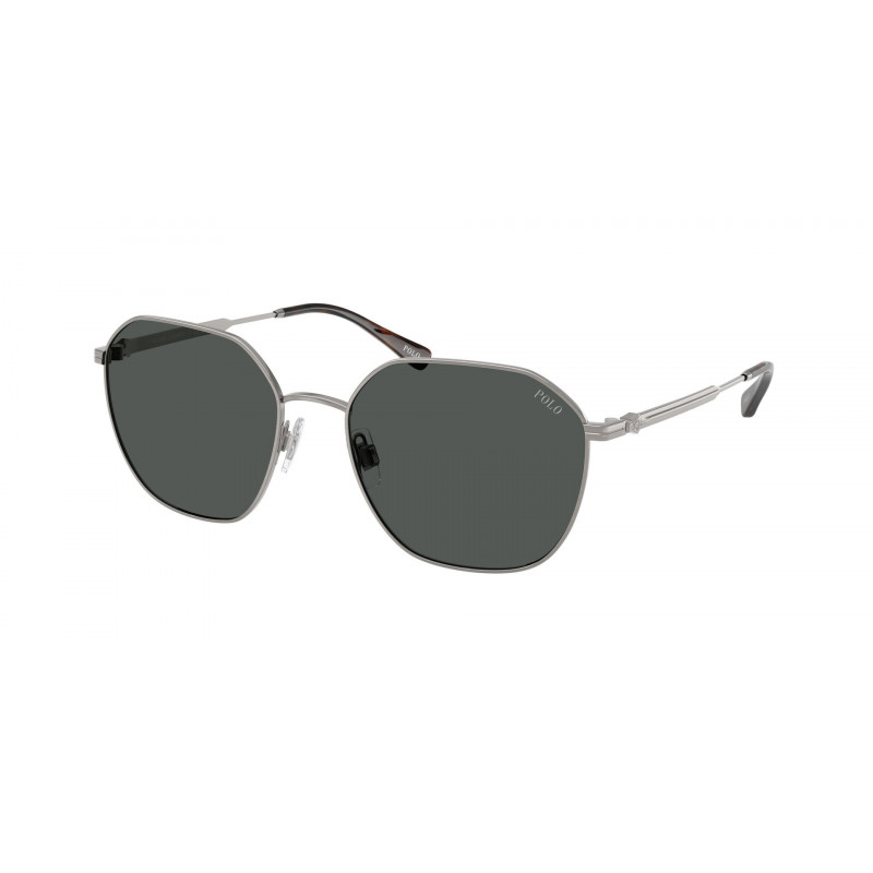 Sunglasses Polo PH 3160 926687 Brushed Gun Metal / Dark Grey Polyamide Standard 56mm
