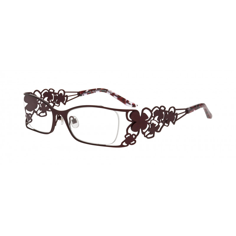 Eyeglasses Pro-design Denmark IRIS 1 3821 Burgundy Medium Matt / Nosepad Eyeglasses Pro-design Denmark IRIS 1 3821 Burgundy Medium Matt / Nosepad