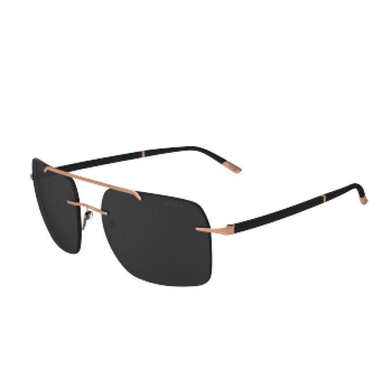 Sunglasses Silhouette Sun C- 2  8708 3520 Black / Rose Gold Sunglasses Silhouette Sun C- 2  8708 3520 Black / Rose Gold