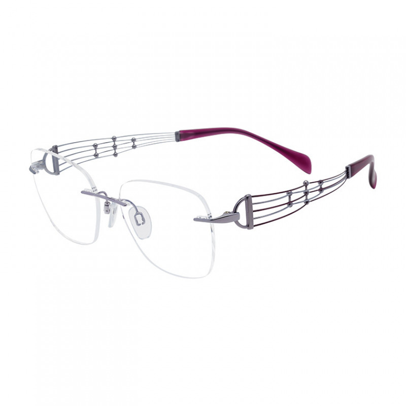 Eyeglasses Line Art 2183 Lavender LA Eyeglasses Line Art 2183 Lavender LA