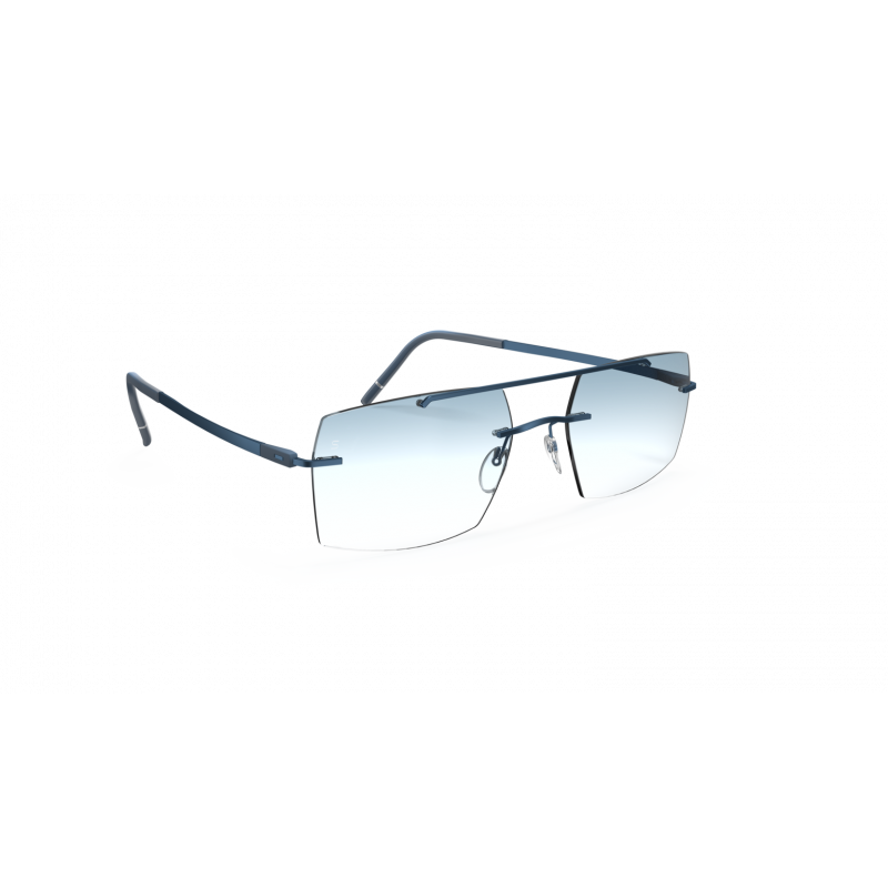 Eyeglasses Silhouette The Dawn Chassis Rimless 5573 4540 Cool Blue