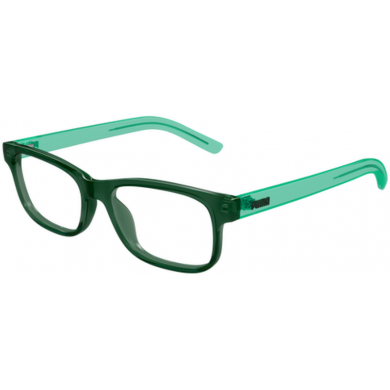 Eyeglasses Puma PJ 0086 O- 009 Green / Transparent 49mm