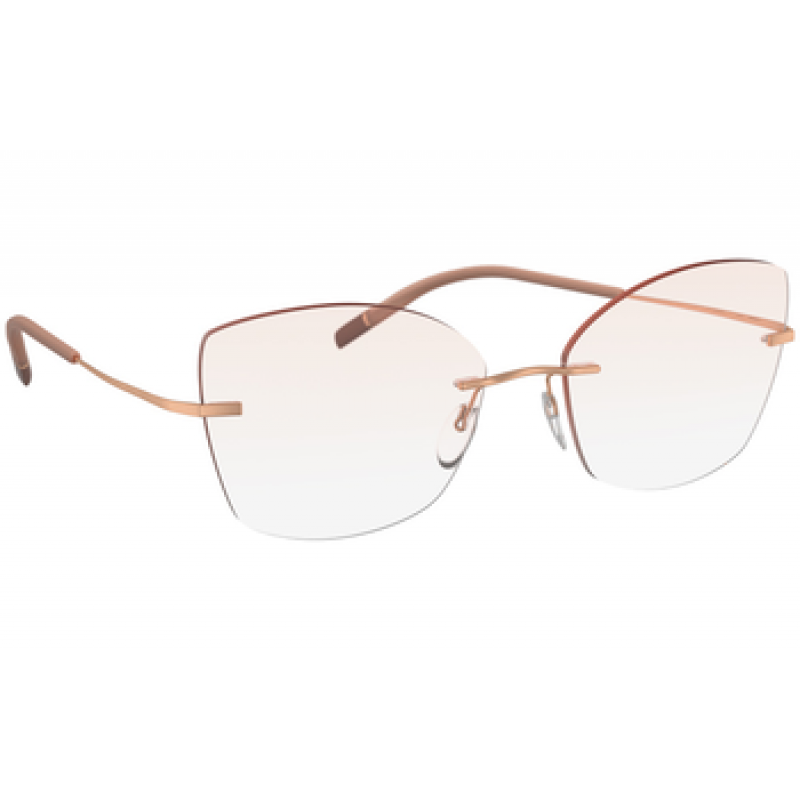 Eyeglasses Silhouette TMA - The Icon II ( 5541 ) 3535 Radiant Rosegold Special Glazing Eyeglasses Silhouette TMA - The Icon II ( 5541 ) 3535 Radiant Rosegold Special Glazing