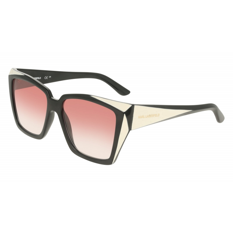 Sunglasses KARL LAGERFELD KL 6072 S N 006 Black/White 55mm