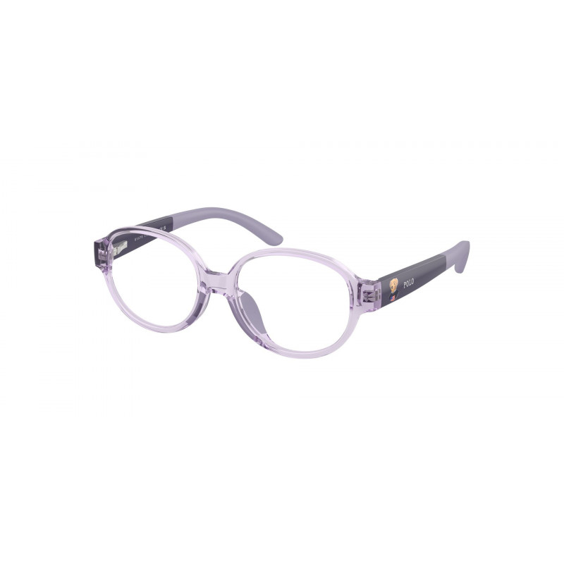 Eyeglasses Polo Prep PP 8552 U 5746 Shiny Transparent Violet / Demo Lens Eyeglasses Polo Prep PP 8552 U 5746 Shiny Transparent Violet / Demo Lens