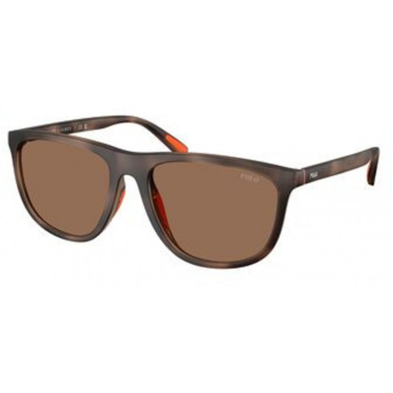 Sunglasses Polo PH 4231 U 597473 Matte Dark Havana / Brown Polyamide Standard 57mm