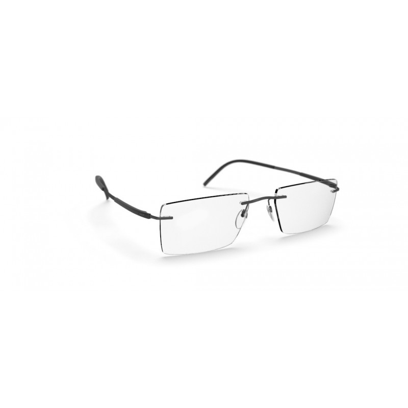 Eyeglasses Silhouette Titan Dynamics Contour Chassis Rimless 5540 9040 Pure Black Eyeglasses Silhouette Titan Dynamics Contour Chassis Rimless 5540 9040 Pure Black