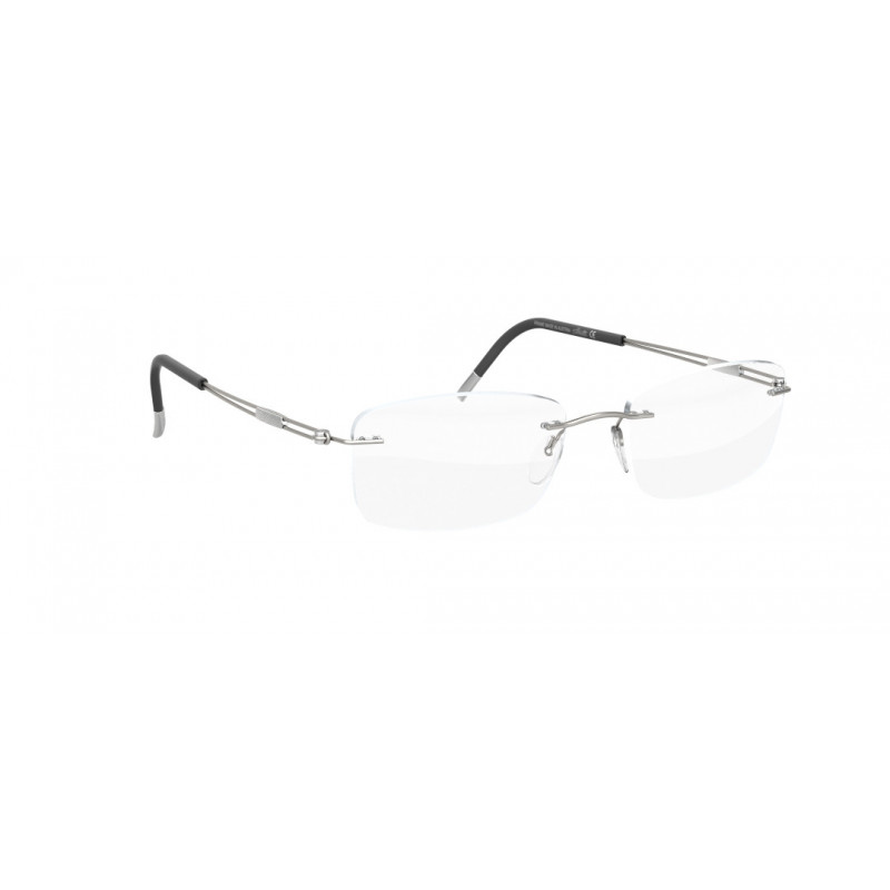 Eyeglasses Silhouette TNG 2018 Chassis Rimless 5521 7010 Tech Silver Eyeglasses Silhouette TNG 2018 Chassis Rimless 5521 7010 Tech Silver