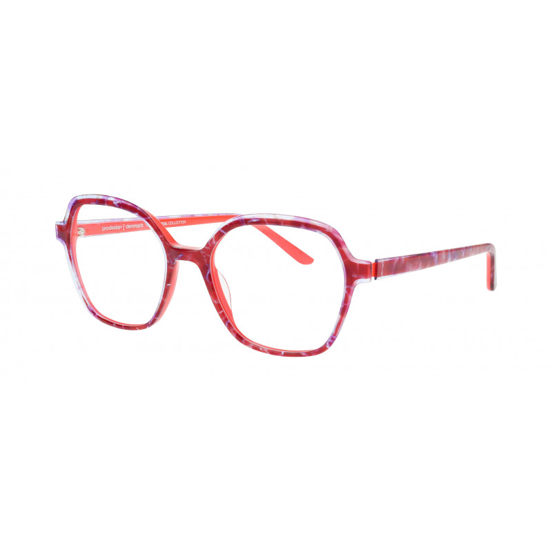 Eyeglasses Pro-design Denmark CLEAR 4 4024 Red Medium Demi / Nosepad Eyeglasses Pro-design Denmark CLEAR 4 4024 Red Medium Demi / Nosepad