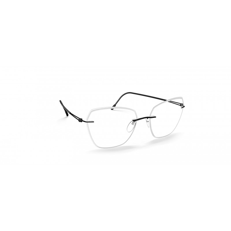 Eyeglasses Silhouette Lite Spirit Chassis Rimless 5566 9040 Black Eyeglasses Silhouette Lite Spirit Chassis Rimless 5566 9040 Black