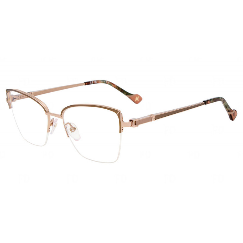 Sunglasses Yalea VYA 268 0e59 Red Gold With Green 54mm