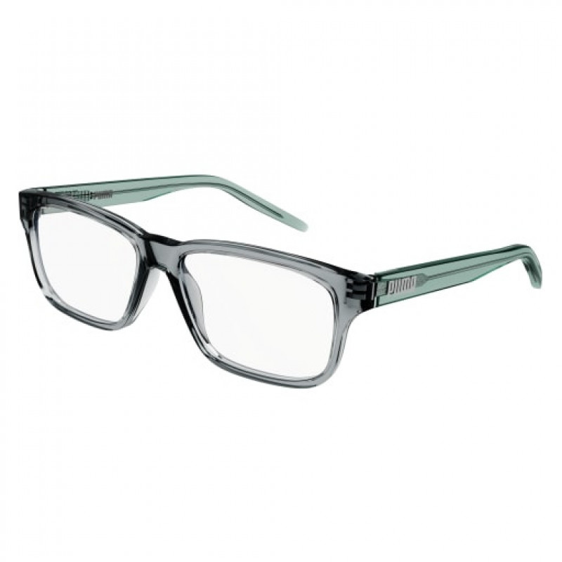 Eyeglasses Puma PJ 0046 O- 006 Green / Transparent Eyeglasses Puma PJ 0046 O- 006 Green / Transparent