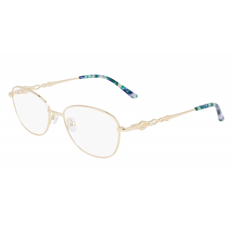 Eyeglasses MARCHON TRES JOLIE 208 710 Gold Eyeglasses MARCHON TRES JOLIE 208 710 Gold