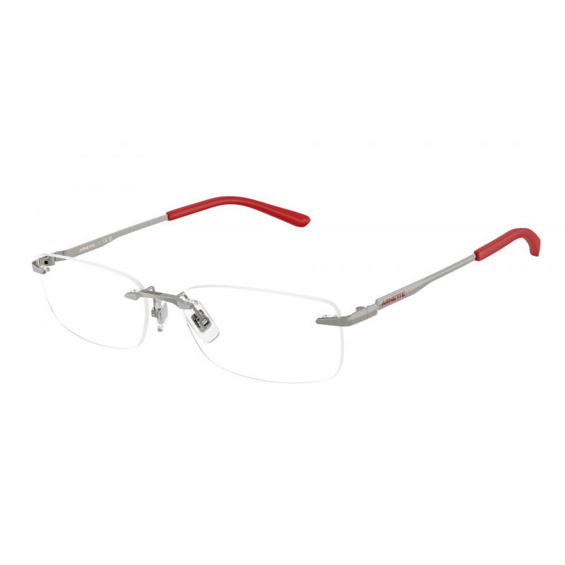 Eyeglasses Arnette AN 6150 741 Shiny Gunmetal Demo Lens 58mm