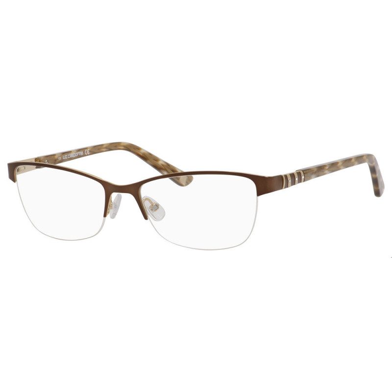 Eyeglasses Liz Claiborne L 615 RF4 Brown Eyeglasses Liz Claiborne L 615 RF4 Brown