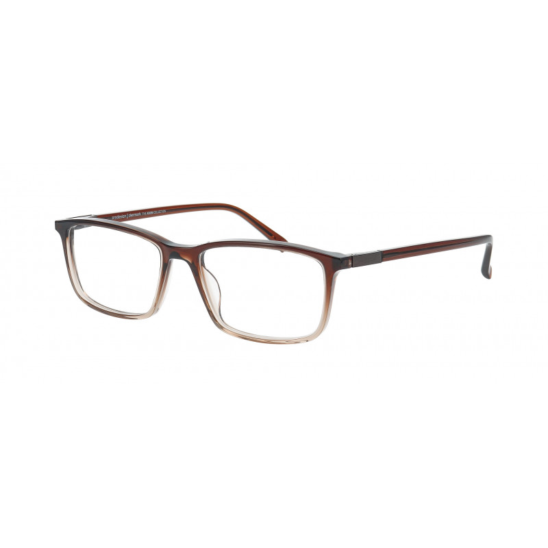 Eyeglasses Pro-design Denmark BLOCK 2 5045 Brown Gradient Transparent 55mm