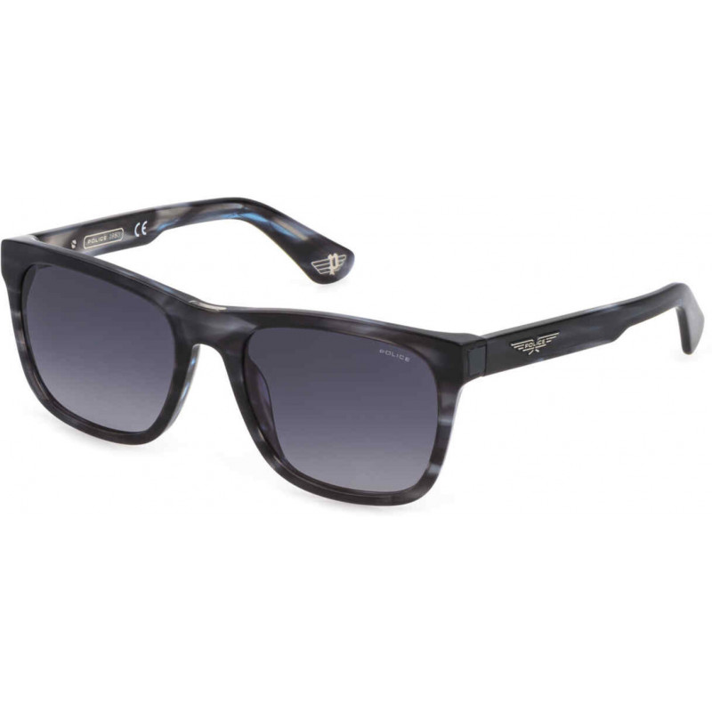 Sunglasses Police SPLE 37 N 09y1 Azure/Havana/Grey Sunglasses Police SPLE 37 N 09y1 Azure/Havana/Grey