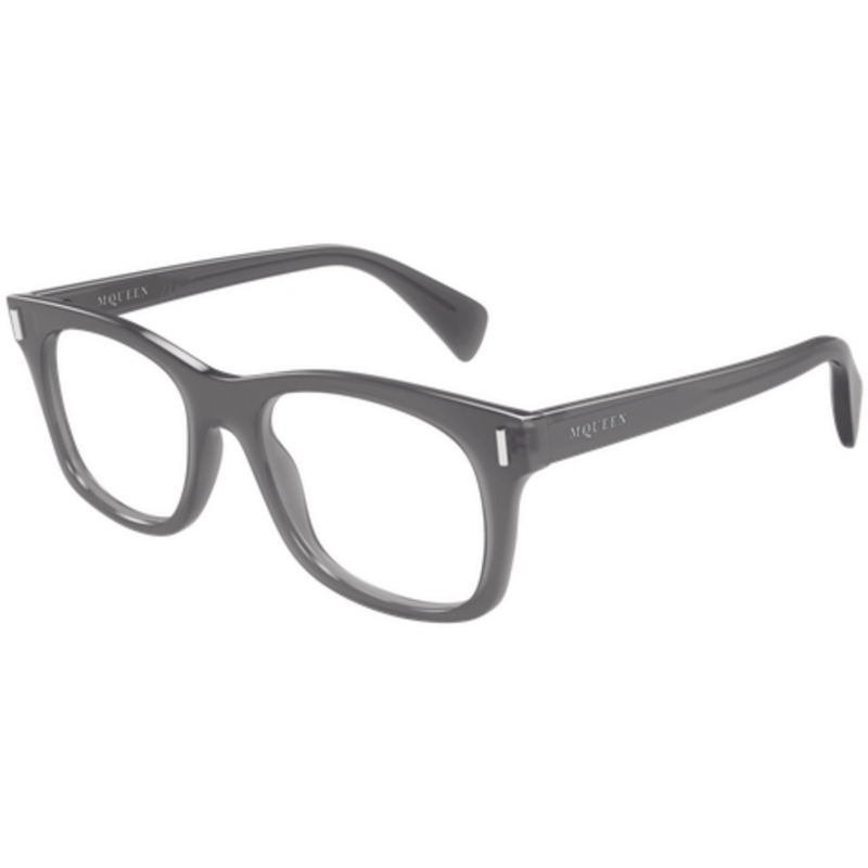 Eyeglasses Alexander McQueen AM 0551 O- 003 Grey / Transparent 52mm