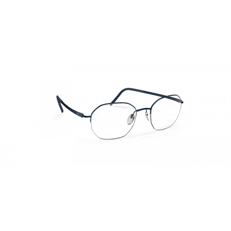 Eyeglasses Silhouette Dynamic Dawn 5584 4540 Navy Blue Eyeglasses Silhouette Dynamic Dawn 5584 4540 Navy Blue