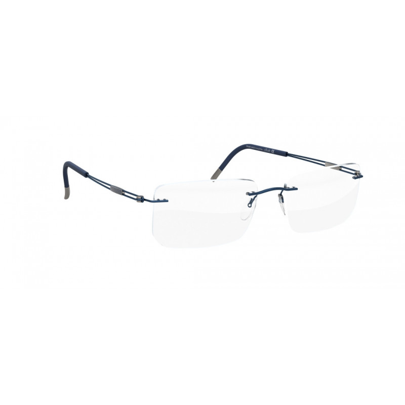Eyeglasses Silhouette TNG 2018 Chassis Rimless 5521 4540 Blue Midnight Eyeglasses Silhouette TNG 2018 Chassis Rimless 5521 4540 Blue Midnight