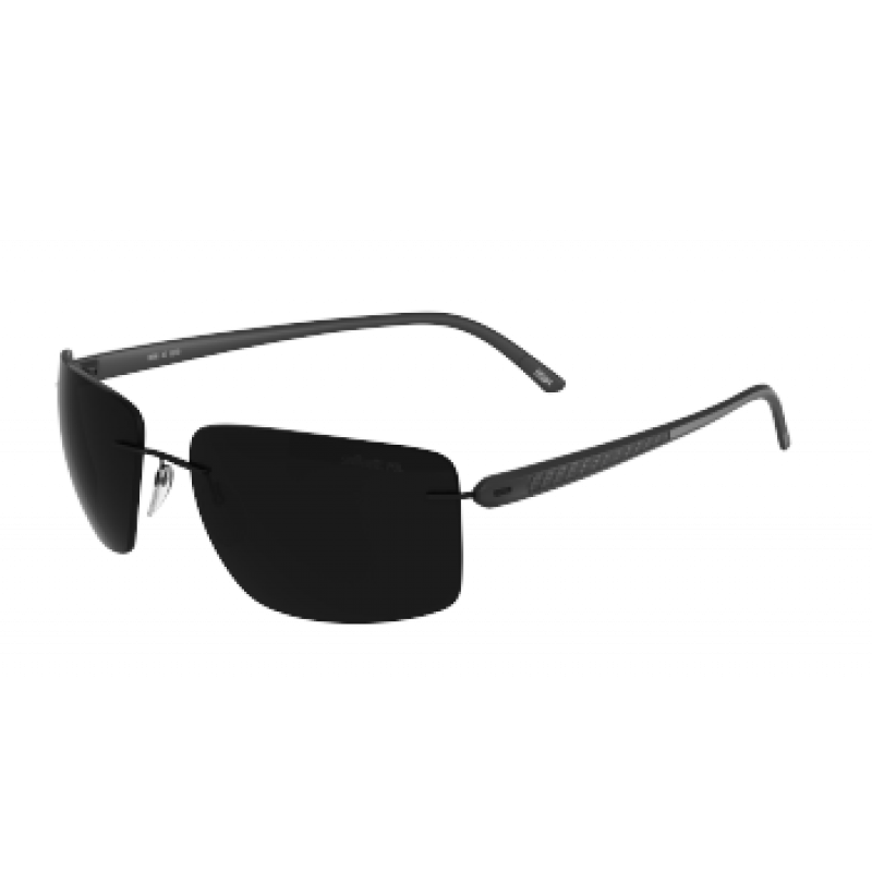 Sunglasses Silhouette Carbon T 1 Collection 8722 9040 Pure Black Sunglasses Silhouette Carbon T 1 Collection 8722 9040 Pure Black