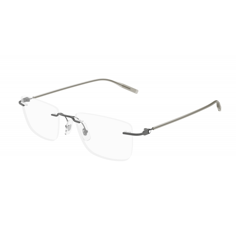 Eyeglasses Montblanc MB 0431 O- 001 Gunmetal / Transparent 53mm
