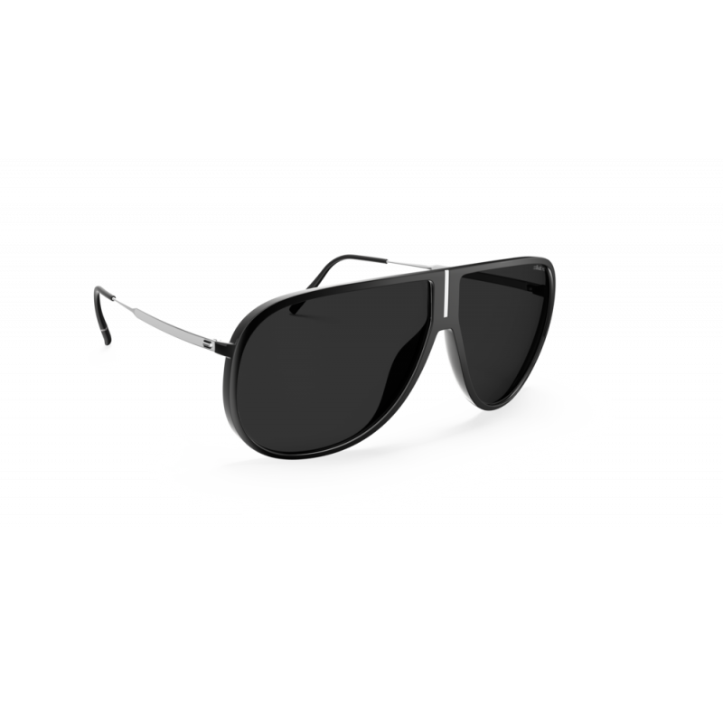 Sunglasses Silhouette Jet One 4095 9000 Black Shiny 64mm