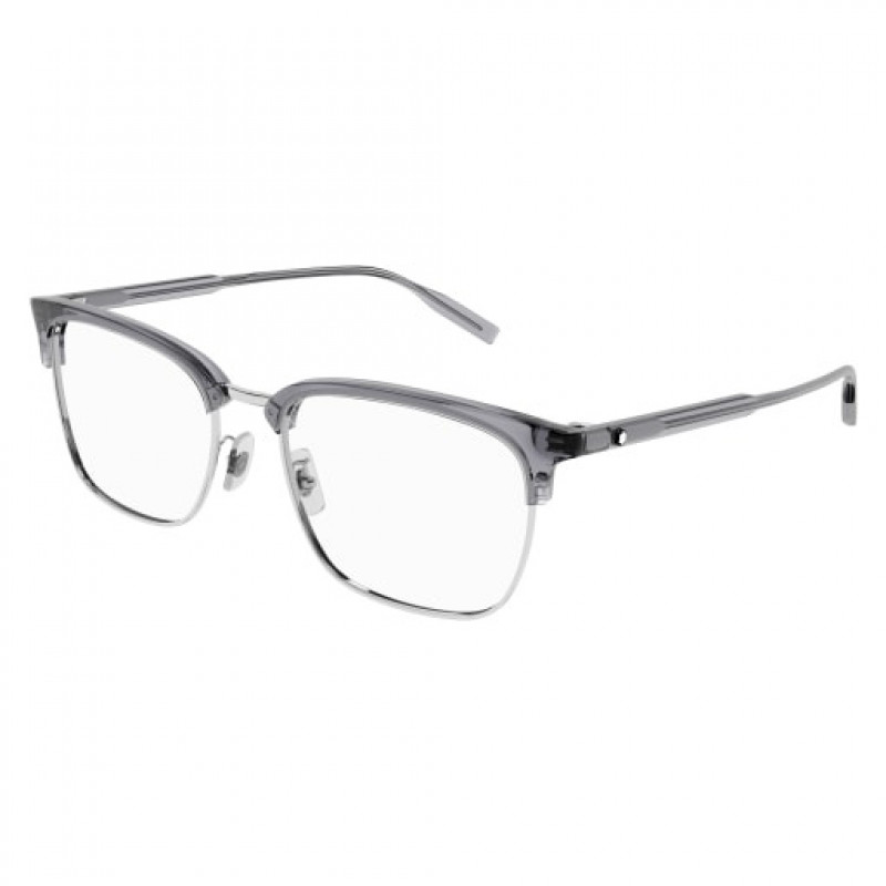 Eyeglasses Montblanc MB 0199 OA- 008 Grey / Transparent Eyeglasses Montblanc MB 0199 OA- 008 Grey / Transparent