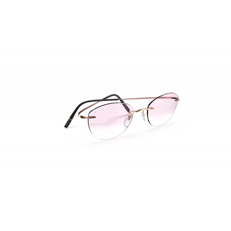 Eyeglasses Silhouette Titan Minimal Art Stellar Demo Rimless 5599 3835 Aurora Rosegold - Special Glazing 50mm