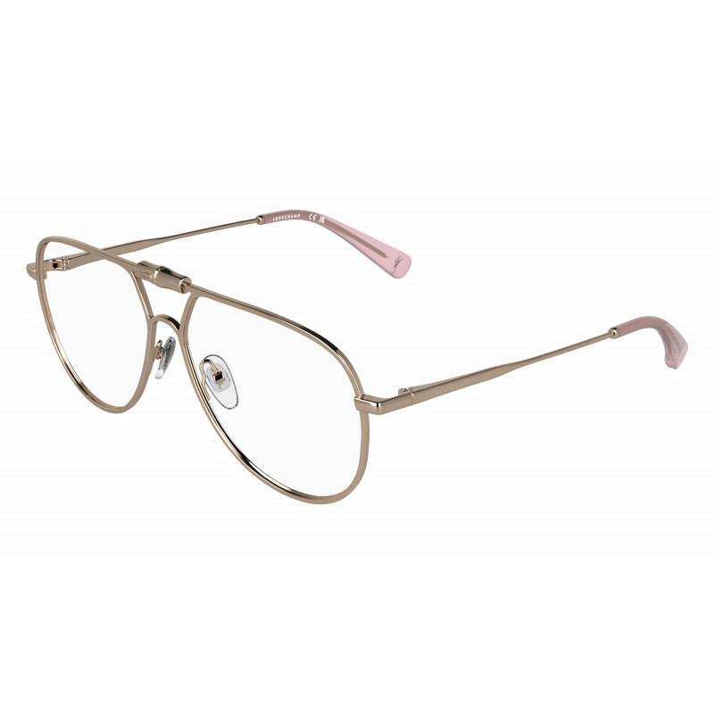 Eyeglasses LONGCHAMP LO 2187 770 Rose Gold 57mm