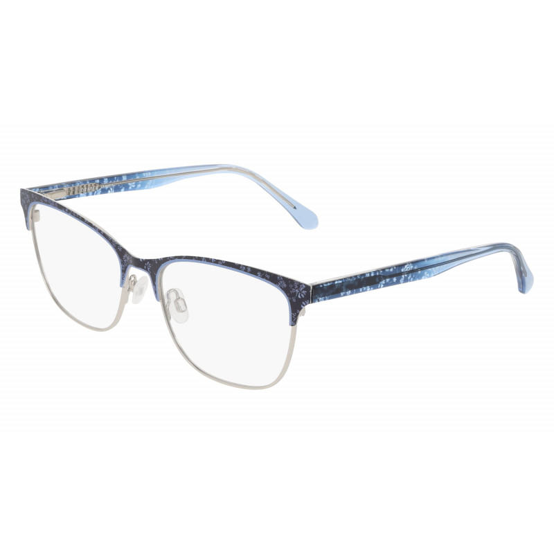 Eyeglasses Draper James DJ 5065 410 Navy Floral Eyeglasses Draper James DJ 5065 410 Navy Floral