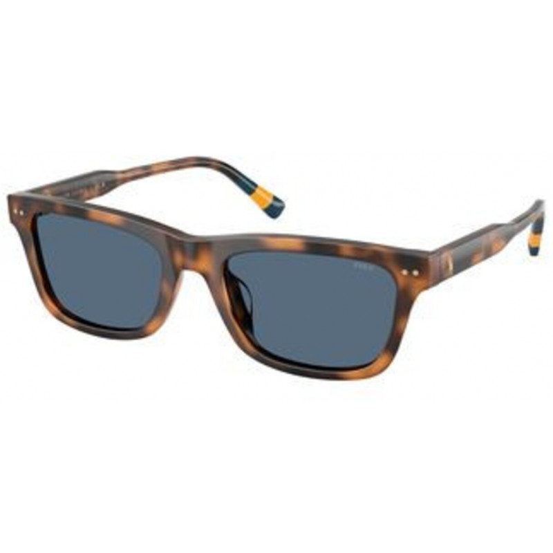 Sunglasses Polo PH 4240 U 608980 Shiny Red Havana / Dark Blue Polyamide Standard 54mm