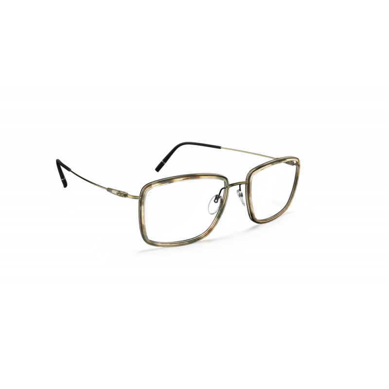 Eyeglasses Silhouette Dynamics Colorwave Contour 5580 5640 Brass / Havanna 50mm