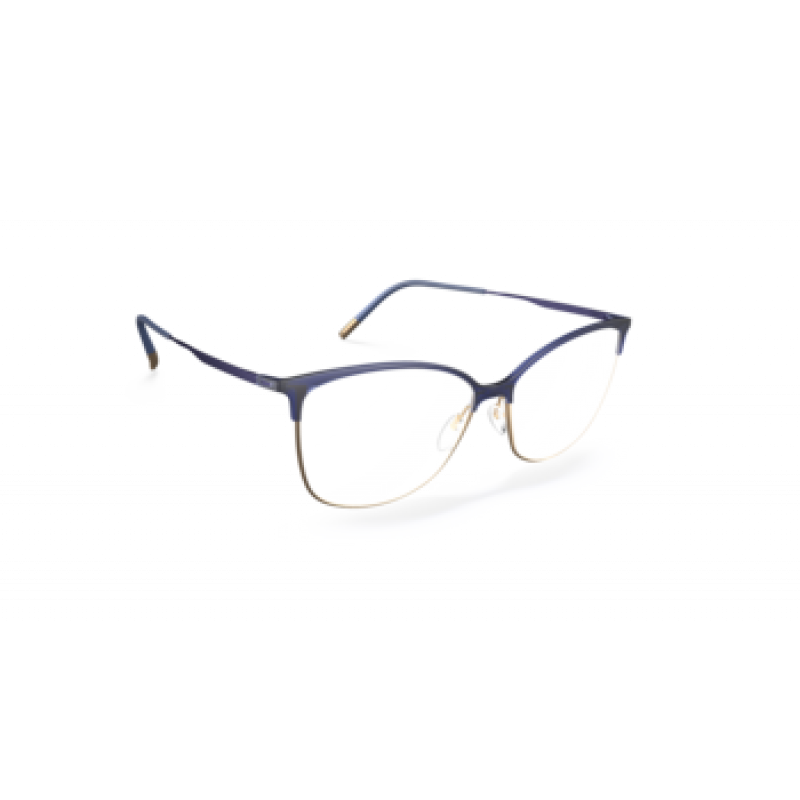 Eyeglasses Silhouette Urban Fusion Full Rim 1608 4520 Golden Blue Eyeglasses Silhouette Urban Fusion Full Rim 1608 4520 Golden Blue