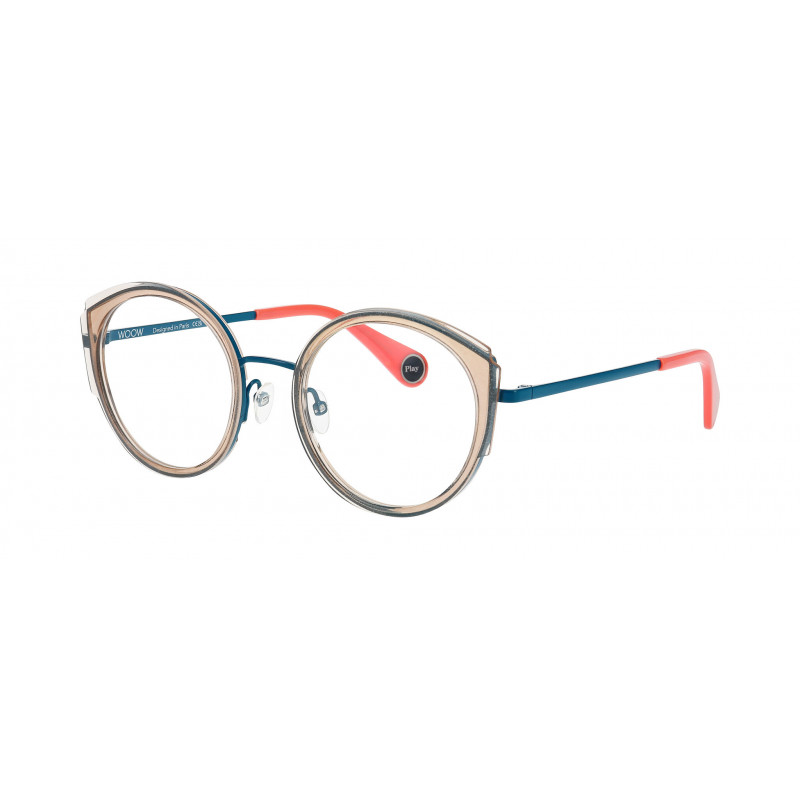 Eyeglasses WOOW FAIR PLAY 1 8151 Sparkle Light Caramel / Nosepad 51mm